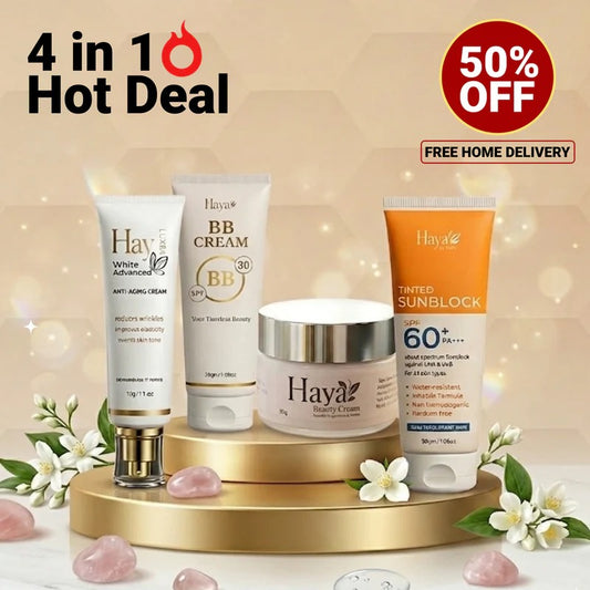 Haya By Rabi 4-IN-1 Hot Deal (Ultra Beauty Cream - BB Cream - Sunblock - Antiaging Cream)